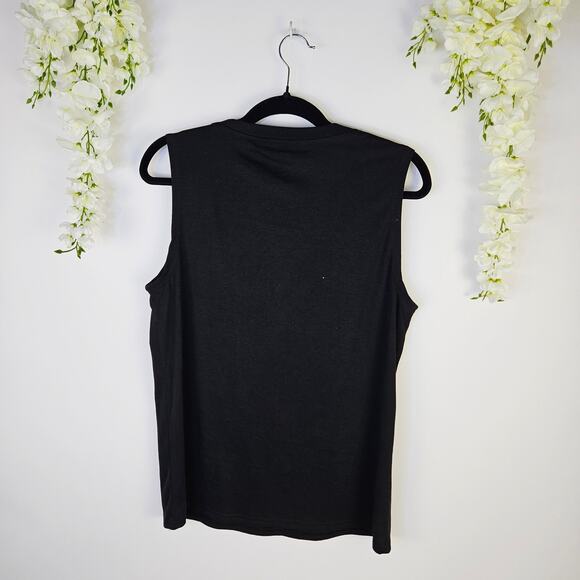 Guns N Roses Sleeveless Band T-Shirt Tank Top Black Rock Graphic Tee Unisex Med - Picture 4 of 7